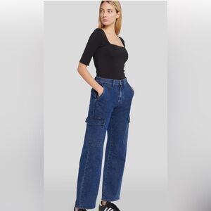 High Waist Cargo Jeans 7 For All Mankind